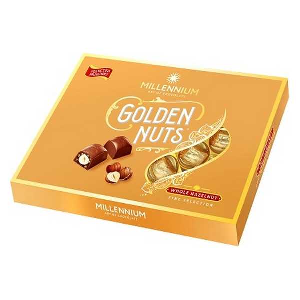 BONBONS MILLENN.GOLDEN NUTS 130G