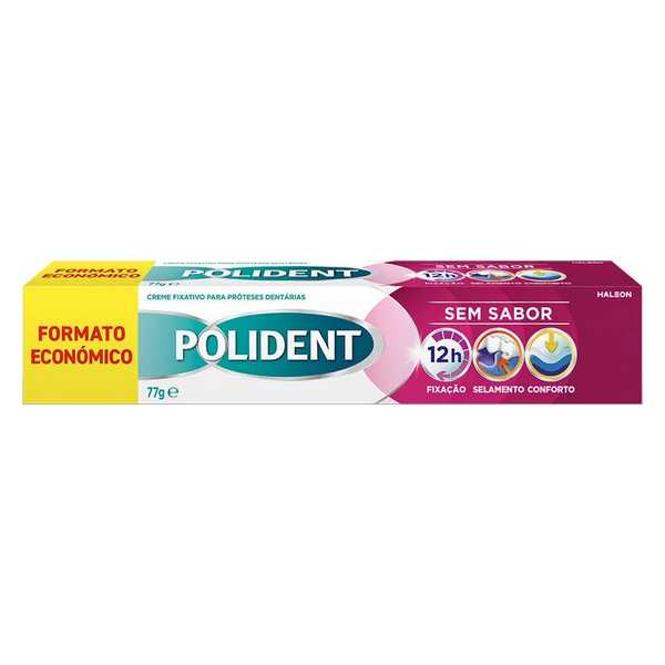 CREAM DENTAL POLIDENT SEM SABOR 77G