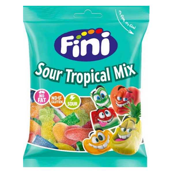 GUMS FINI SOUR TROP.MIX 90G
