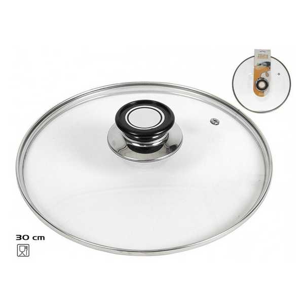 TAMPA VID.ARO INOX ADELE 30CM