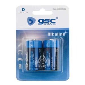 BATTERY GSC EVOLUT.ALK LR20 BL2