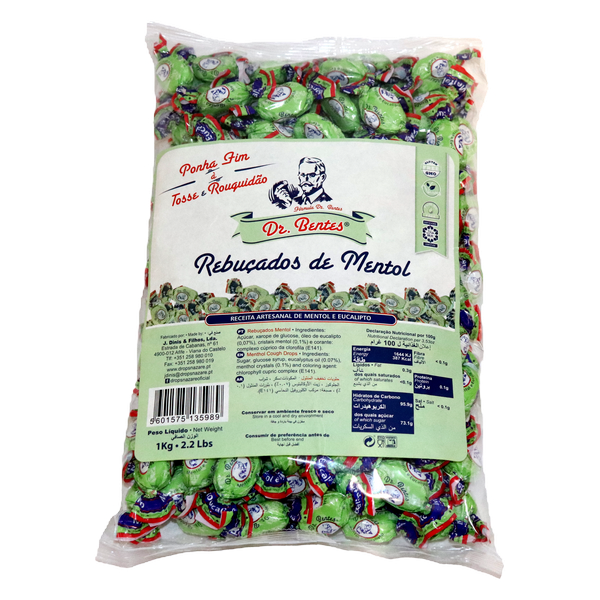 SWEETS DR.BENTES MENTOL PCT 1KG