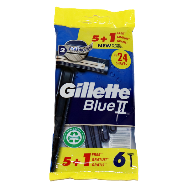 MACHINE GILLETTE BLUE II PLATI.5+1
