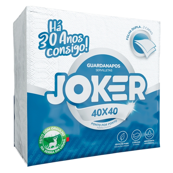 NAPKINS JOKER P/P. BRAN.2F.40X40