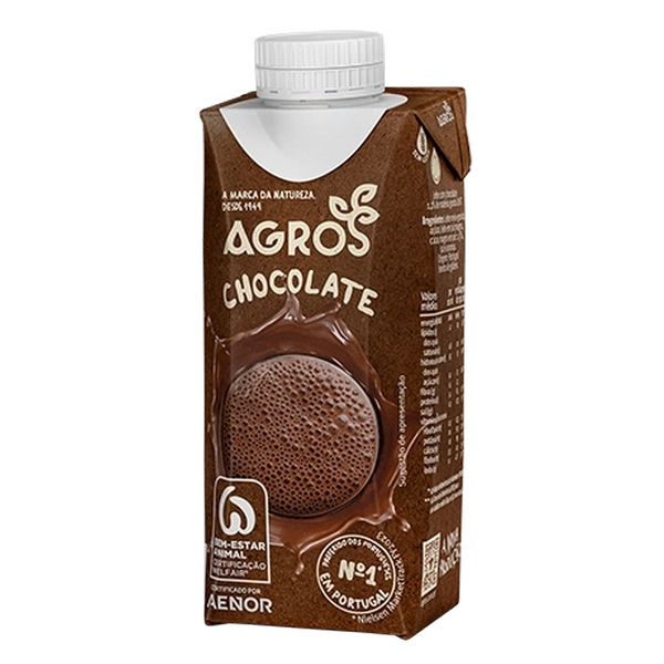 MILK AGROS CHOC.PR 250ML