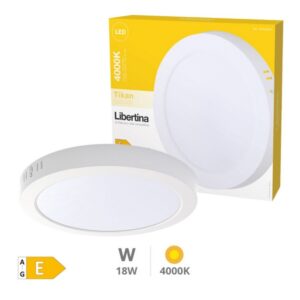 PLAFON LIB.TIKAN LED 18W 4000K