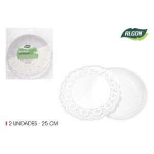 DISH PAP.RED.25CM CJ2 3176695