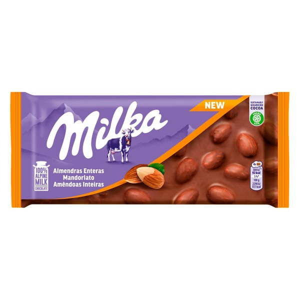 CHOCOLATE MILKA ALMOND INT.100G