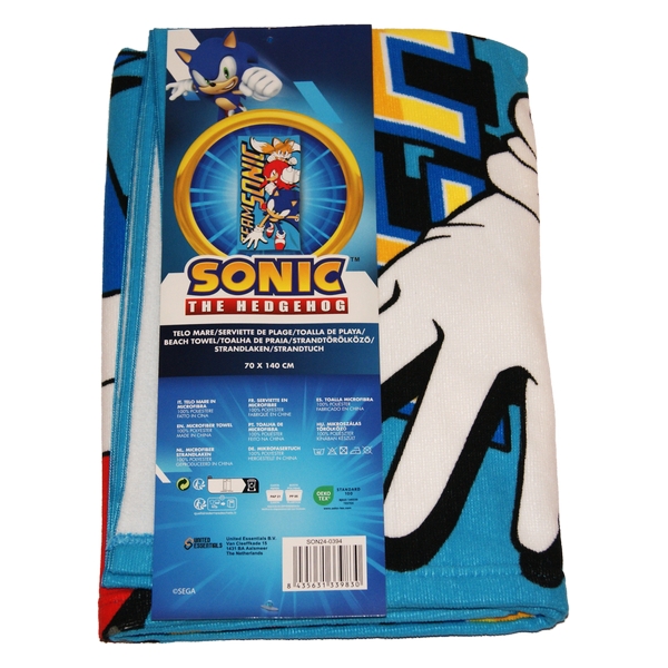 TOALHA PR.SONIC 3D 70X140CM