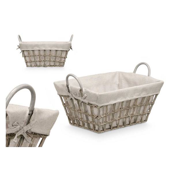 CESTO RET.C/ASAS CINZ.94570