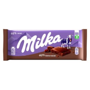CHOCOLATE MILKA 45% EXTRA COCOA 90G