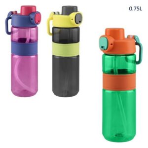 BOTTLE WATER PLAST.75CL CL2410