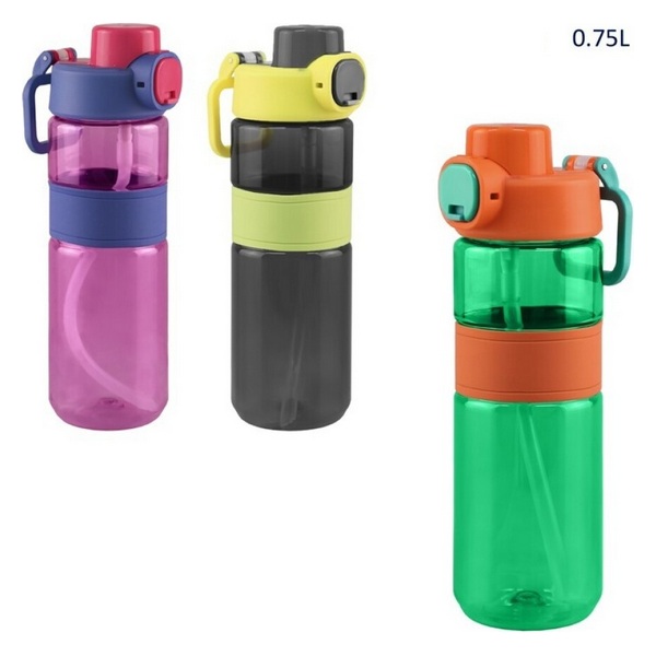 BOTTLE WATER PLAST.75CL CL2410