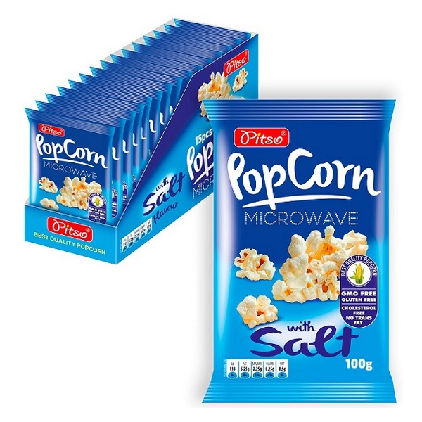 POPCORN PITSO C/SAL 100G