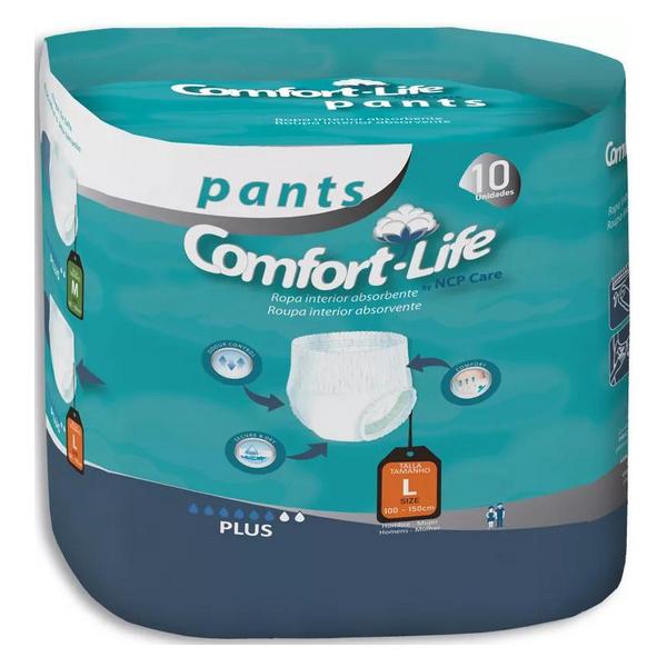 DIAPERS COMFORT-LIFE PLUS L 10