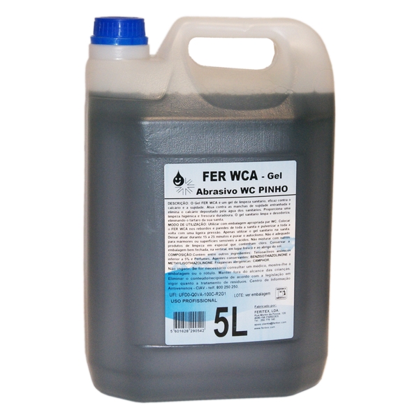 DETERGENT FER WCA GEL ABRAS.PINHO 5L
