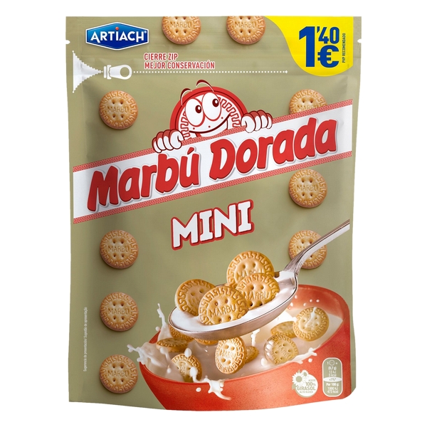 COOKIES ARTIACH MARBU DOR.MIN.190G