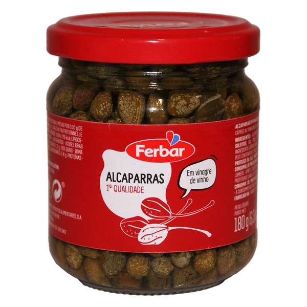 ALCAPARRAS FERBAR VIN.180G