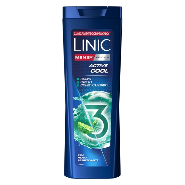 SHAMPOO LINIC MEN ACT.COOL 3 360ML