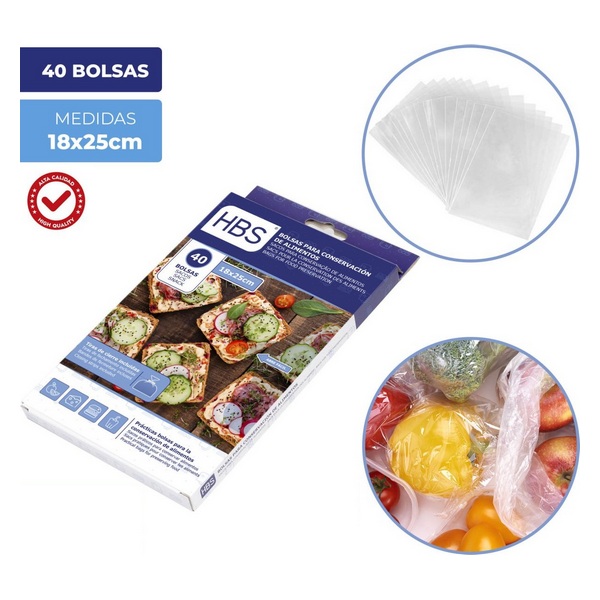 BAG P/ALIM.HBS 18X25 40 50105