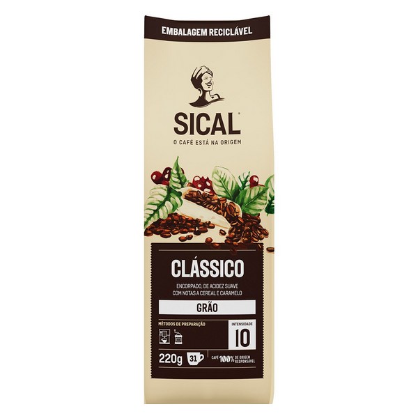 COFFEE SICAL CLAS.GRAO 220G