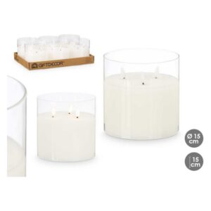CANDLE LED GLASS GLASS (3LUZ)15353