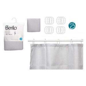 CURTAIN C/B. CINZ.180X180CM 89381