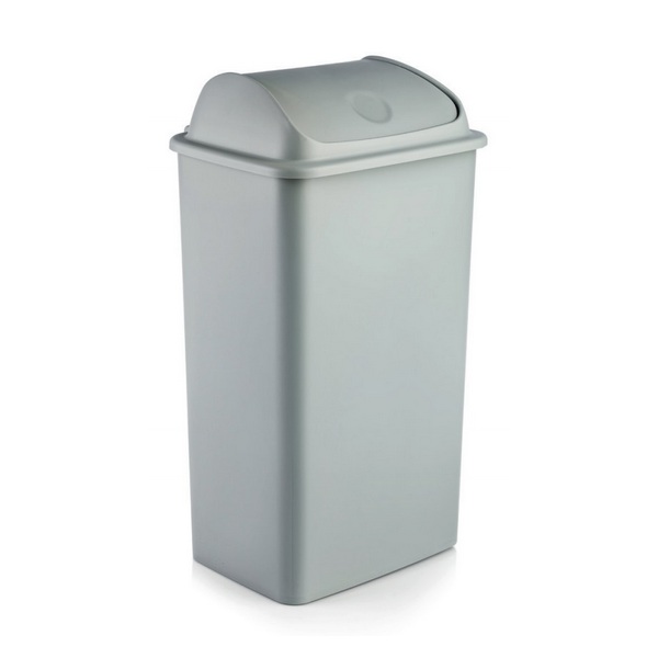 BUCKET WITH TAMPA PLAST.CINZA 42L 769