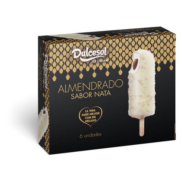 ICECREAM DULCESOL ALMEND.NATA 6X64G