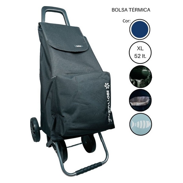 SHOPPING CART C/R.AZUL 17722