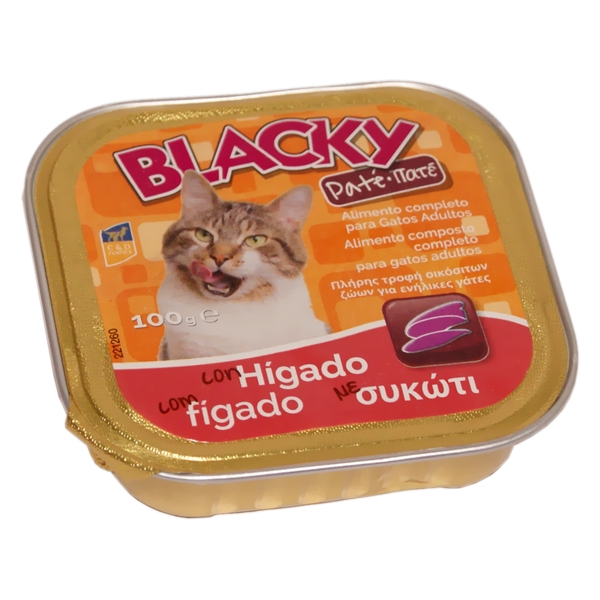 FOOD CAT BLACKY PATE FIGADO 100G