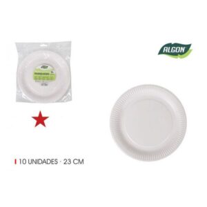 PRATO PAP.RED.23CM CJ10 075028