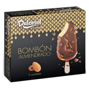 ICECREAM DULCESOL ALMEND. BAUN.3X80G