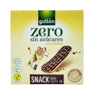 SNACK GULLON ZERO CHOC.NEG.6X25G