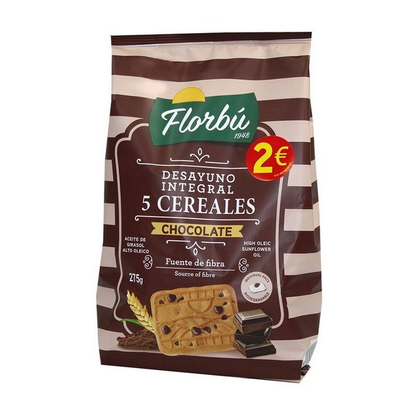 COOKIES FLORBU 5 CER. CHOC.INT.275G