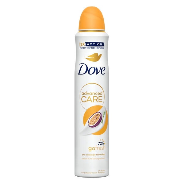 DEODORANT DOVE SPR G/F.MARACUJA 250M