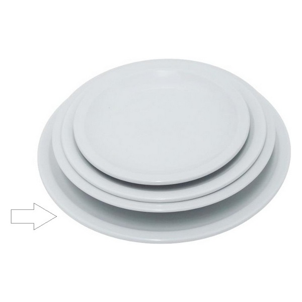 DISH RASO CANTINA WHITE 24CM