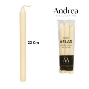 CANDLE CONICA BRA/CR.CJ3 17493/5