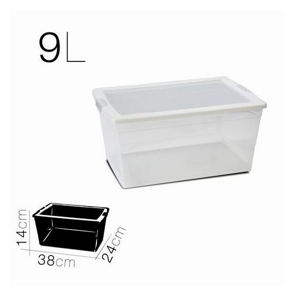 BOX PLAST.38X24CM 9L 16626