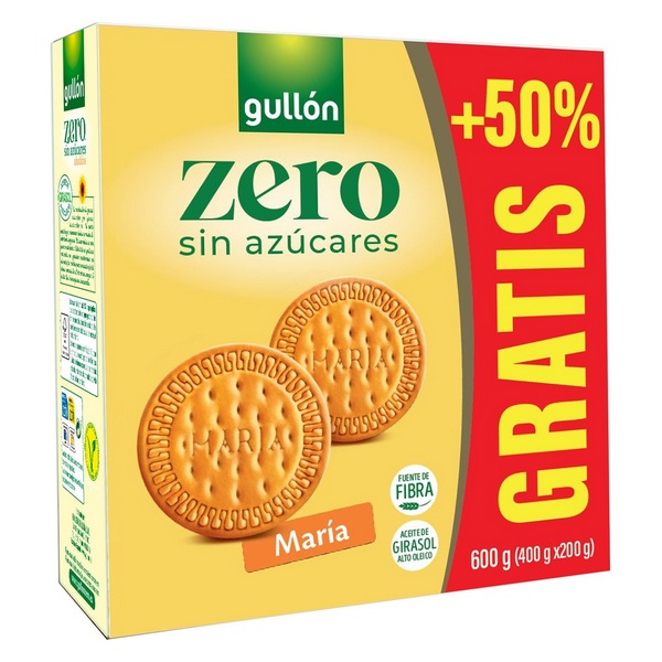 COOKIES GULLON MARIA ZERO AÇ.600G