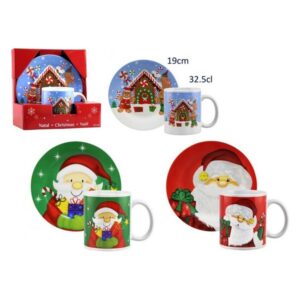 MUG C/PRATO CERAMICS NAT.ZY03