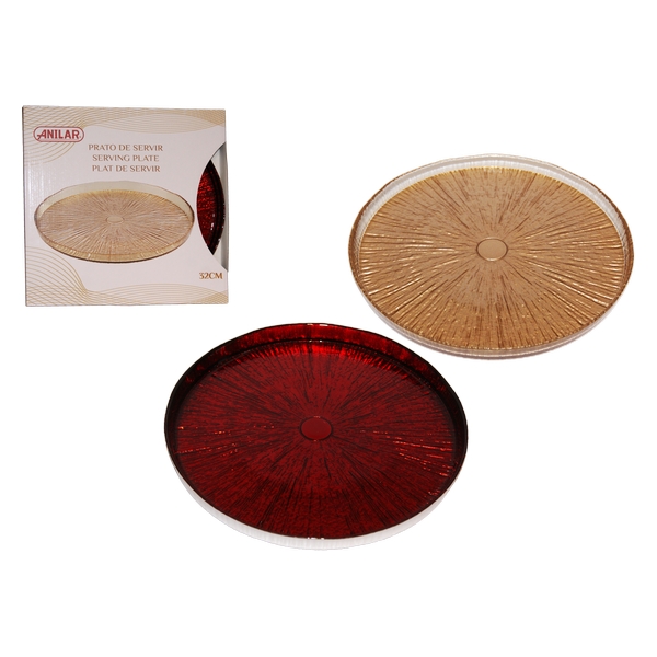 DISH SERVIR GLASS 32CM GSH-3B