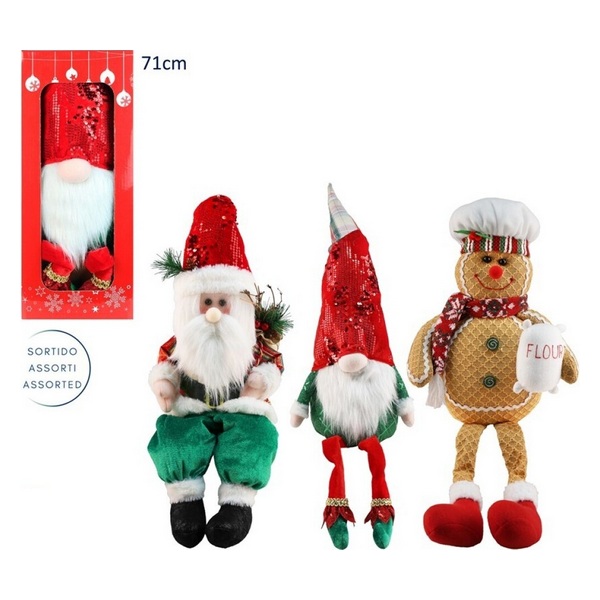 DOLL CHRISTMAS SORT.71CM ST2472