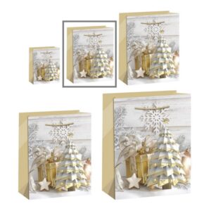 BAG PAP. NAT.18X10X23 ARV.OURO