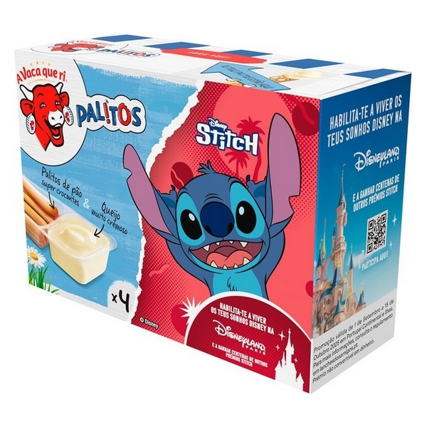 CHEESE A VACA QUE RI+PALITOS 4X35G