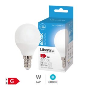 LIGHT BULB LIB.ESF.LED E14-6W 6000K