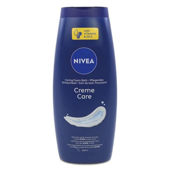 BATH GEL NIVEA CR.CARE 650ML