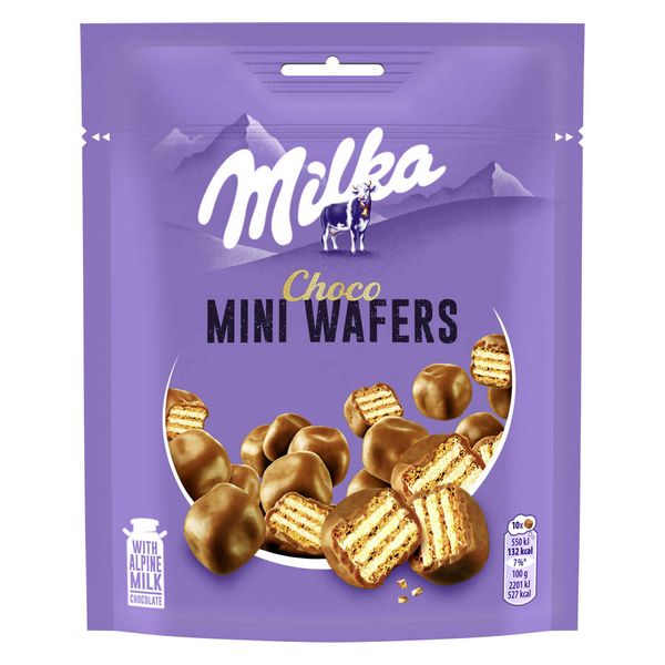 WAFFERS MILKA MINI CHOCO LEIT.110G