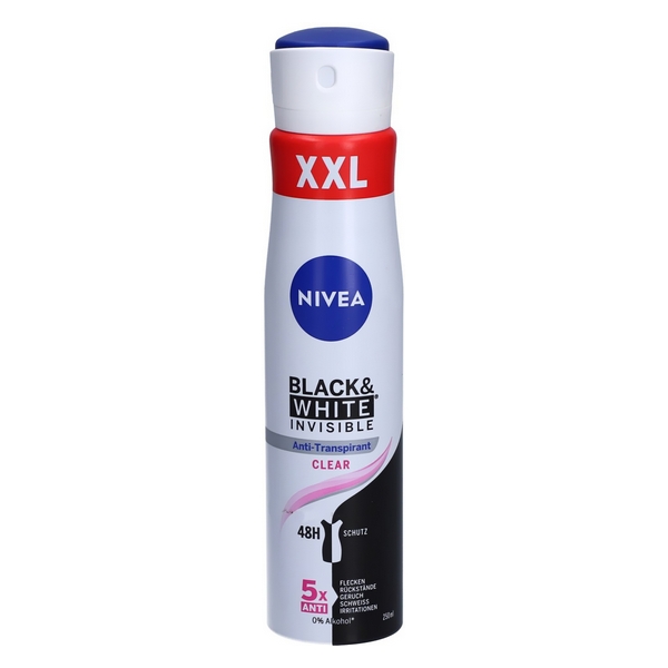 DEODORANT NIVEA SPR W.B&W.CLEAR 250M