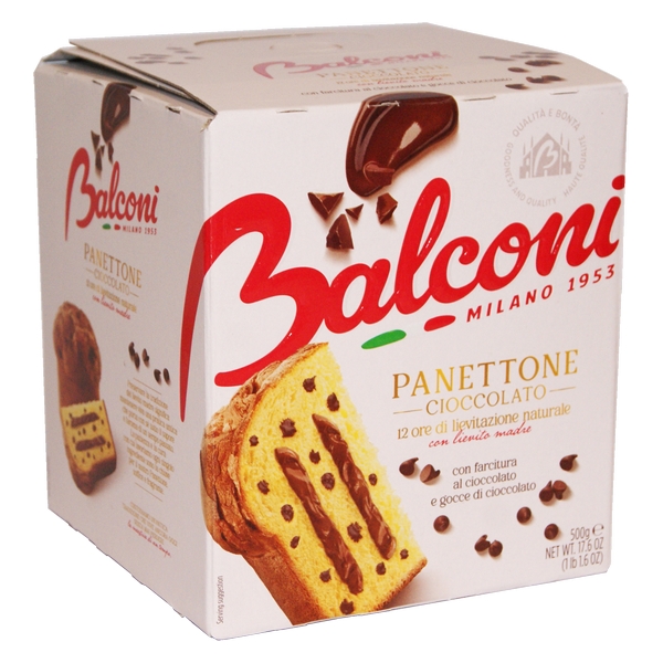 PANETTONE BALCONI CHOC.500G